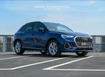 Audi Q3 45 Tfsi e 245pk Phev S Tronic 2021 Blauw, Auto's, Audi, Blauw, Leder en Stof, Plug-in hybride, Hybride Elektrisch/Benzine