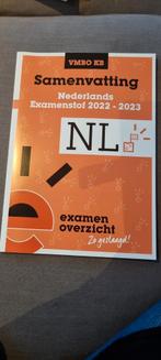 ExamenOverzicht - Samenvatting Examenstof Nederlands VMBO KB, Nederlands, Ophalen of Verzenden, Zo goed als nieuw, ExamenOverzicht