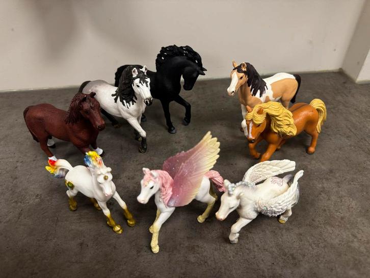 Schleich Paarden & Pony's 8 stuk, als nieuw, Kinderen en Baby's, Speelgoed | Overig, Gebruikt, Jongen of Meisje, Ophalen of Verzenden