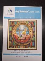 Borduurpakket nieuw: the little rabbit in the library, Ophalen of Verzenden, Nieuw, Handborduren, Borduurpakket