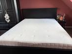 Malm bed met Hyllestad matras, Ophalen, Gebruikt, Tweepersoons, Matras