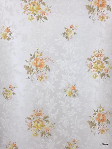 14252 vintage bloemen behang parelmoer glans swiet beschikbaar voor biedingen