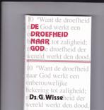 Wisse, Prof. G. – De droefheid naar God, Gelezen, Wisse, Prof. G., Christendom | Protestants, Ophalen of Verzenden