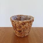 Waterhyacint gevlochten mand, Gebruikt, Mand, Ophalen of Verzenden, Onbekend