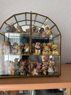 3 vitrinekastjes met beertjes, Verzamelen, Beren en Cherished Teddies, Ophalen of Verzenden, Zo goed als nieuw, Beeldje, Overige merken