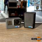 GoPro Hero 6 Zwart | Incl lader/Accu | Met garantie, Audio, Tv en Foto, Actiecamera's, Zo goed als nieuw