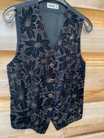 Prachtig zwart fluwelen gilet met glitters, maat 38 - Amici, Kleding | Dames, Ophalen of Verzenden, Zo goed als nieuw, Maat 38/40 (M)