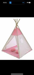 Tipi tent met kleed en kussens, Ophalen, Gebruikt