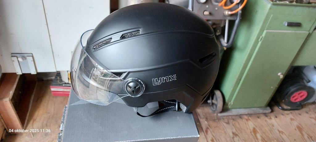 Lynx helm - Nieuwstaat, Fietsen en Brommers, Brommerhelmen, Ophalen of Verzenden, Zo goed als nieuw, Extra large of groter, Lynx