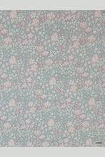 5007 bloemen mintgroen roze perzik wit retro jaren 70 swiet, Huis en Inrichting, Stoffering | Behang, Verzenden, Minder dan 10 m²