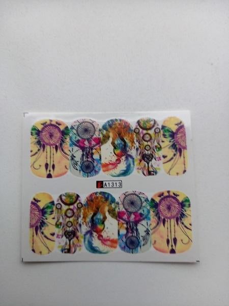 Velletje nagel water decals stickers A1313 dromenvangers, Verzenden, Nieuw, Handen en Nagels, Toebehoren