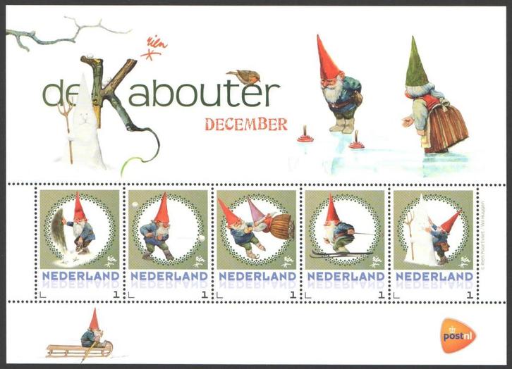 Postzegels De Kabouter: December, Postzegels en Munten, Postzegels | Nederland, Postfris, Na 1940, Ophalen of Verzenden