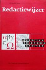 Redactiewijzer. Praktische handleiding, Boeken, Ophalen of Verzenden, Zo goed als nieuw, Muziek, Film of Tv