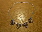 VINTAGE KETTING ECHT ZILVER NIEUWSTAAT, Sieraden, Tassen en Uiterlijk, Antieke sieraden, Ophalen of Verzenden, Overige materialen