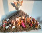 Oude vintage kerstgroep en kerststal, Diversen, Kerst, Ophalen, Zo goed als nieuw