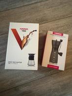 Hario Koffie dripper en handmolen (nieuw)., Witgoed en Apparatuur, Koffiemachine-accessoires, Ophalen of Verzenden, Nieuw