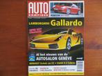 Autokampioen 6 2003 Gallardo, 911 GT3, Salon Genève, Scénic, Nieuw, Porsche, Ophalen of Verzenden