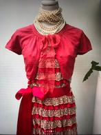 Nieuw Zara bolero vestje roze m 38 met strik, Verzenden, Nieuw, Maat 38/40 (M), Roze