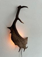 Geweienlamp.lamp.wandlamp.geweien.edelhert.damhert.brocante., Ophalen of Verzenden, Nieuw