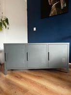 Tv meubel grijze locker kast, Huis en Inrichting, Kasten | Dressoirs, Ophalen, Gebruikt, 25 tot 50 cm, 100 tot 150 cm