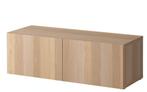 IKEA Besta kast 120 x 40 x 38 Lappviken eiken €20, Ophalen, Gebruikt, 100 tot 150 cm, Eikenhout