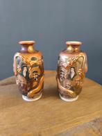 fraaie set Japanse satsuma vazen, Antiek en Kunst, Antiek | Porselein, Ophalen of Verzenden