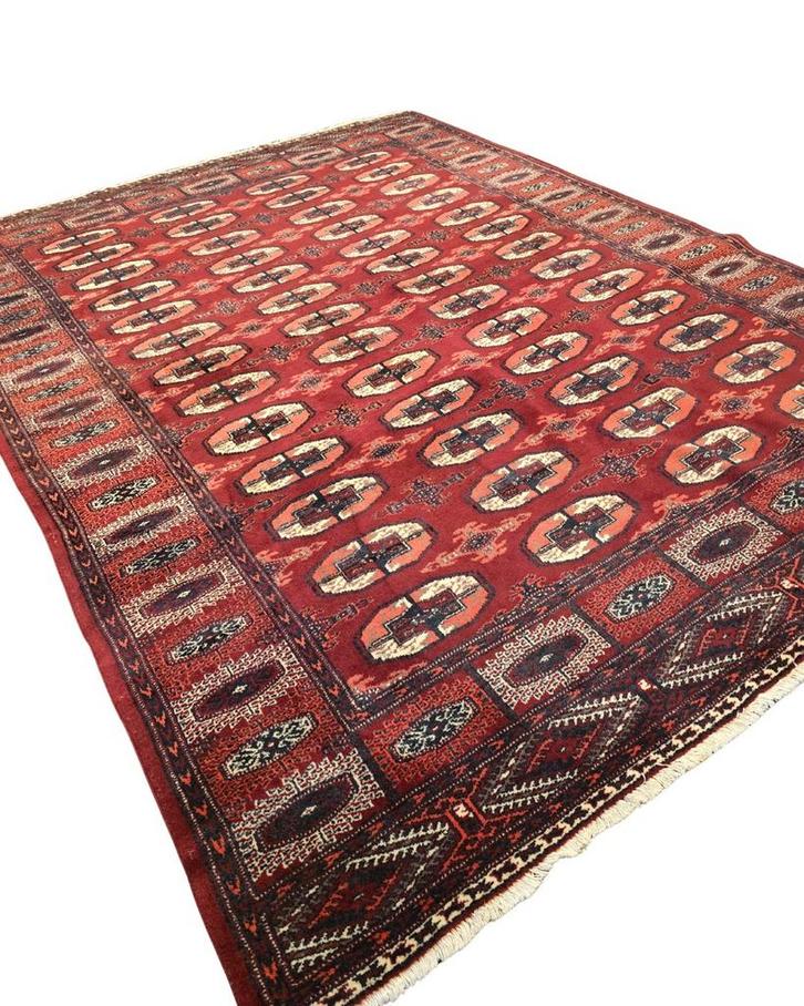 Groot Perzisch tapijt Bokhara 325x245 wollen vloerkleed, Huis en Inrichting, Stoffering | Tapijten en Kleden, Zo goed als nieuw