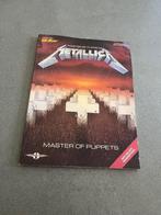Metallica tablatuur boek Master Of Puppets metal vintage, Verzenden, Gebruikt, Boek, Tijdschrift of Artikel