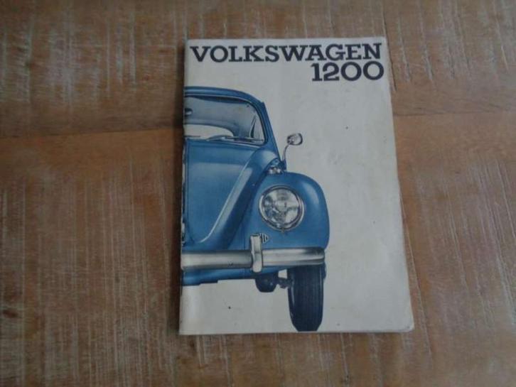 Volkswagen Kever 1200 Handleiding Instructieboekje NL - 1964, Auto diversen, Handleidingen en Instructieboekjes, Verzenden