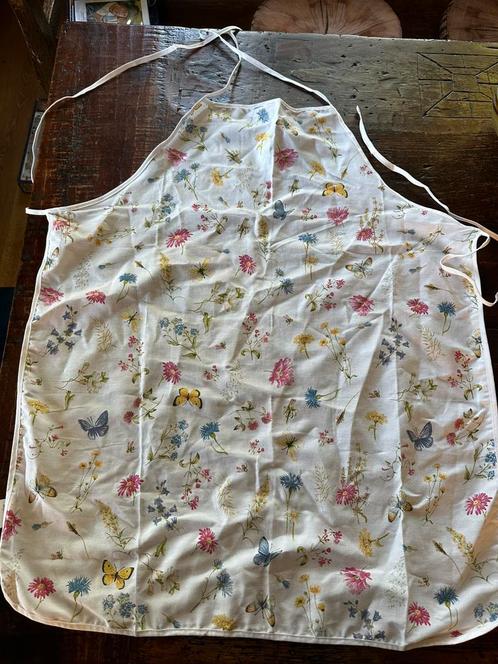 Janneke Brinkman schort zgan bloemen, Huis en Inrichting, Keuken | Textiel, Zo goed als nieuw, Ophalen of Verzenden