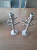 Twee kandelaren, Ophalen, Zo goed als nieuw, Minder dan 25 cm