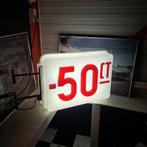 Vintage lichtbak 50ct Shell benzinepomp, Verzamelen, Ophalen, Zo goed als nieuw, Lichtbak of (neon) lamp