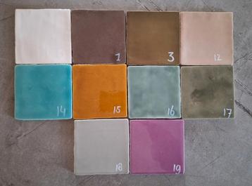 NIEUWE KLEUREN! Tegeltjes 10x10, 11x11 en 13x13 beschikbaar voor biedingen