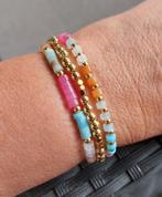 Armbandjes set multicolor/goud, Overige materialen, Overige kleuren, Nieuw, Ophalen of Verzenden