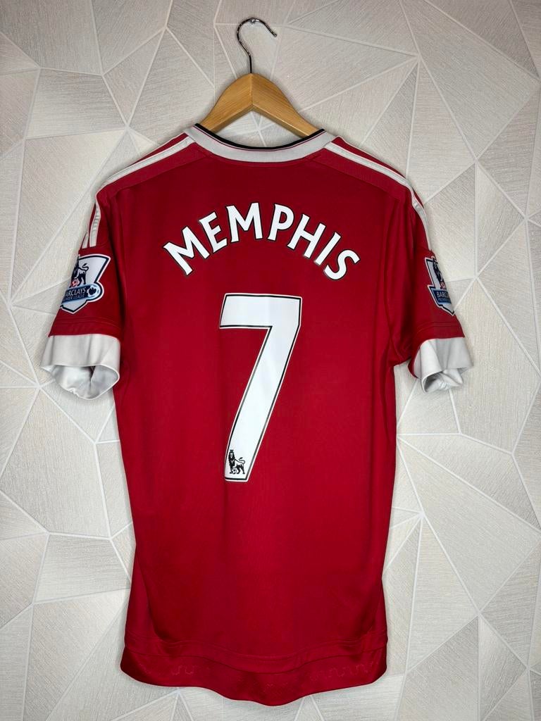 Manchester United Thuis 2015/2016 Memphis, Maat M, Ophalen of Verzenden, Zo goed als nieuw, Shirt