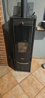 PELLETKACHEL BRONPI 6 KW STROOMLOOS NET NIET NIEUW GEBRUIKT, Huis en Inrichting, Kachels, Gebruikt, Overige brandstoffen, Ophalen of Verzenden