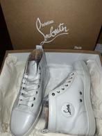 Christian Louboutin High top White Maat 40.5, Kleding | Heren, Schoenen, Ophalen of Verzenden, Zo goed als nieuw, Wit