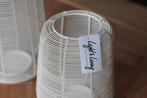 2 x sfeervolle windlicht ADETA wit Light & Living metaal, 25 tot 50 cm, Wit, Ophalen of Verzenden, Zo goed als nieuw