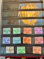 4 postzegel boeken met diverse postzegels, Ophalen of Verzenden, Na 1940, Gestempeld