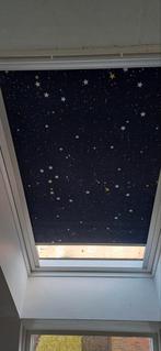 2x Velux verduisterd rolgordijnen GGL-3, Huis en Inrichting, Stoffering | Gordijnen en Lamellen, Ophalen, Gebruikt, Blauw, Verduisterd