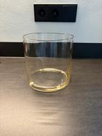 Glazen cilinder vaas 17,5 cm hoog, Overige kleuren, Ophalen of Verzenden, Minder dan 50 cm, Glas