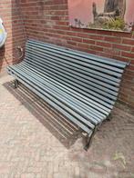 Gietijzeren tuinbank, Tuin en Terras, Ophalen, Gebruikt, Hout