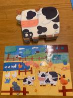 Djeco Puzzle +3, Ophalen of Verzenden, 10 tot 50 stukjes, Gebruikt, 2 tot 4 jaar