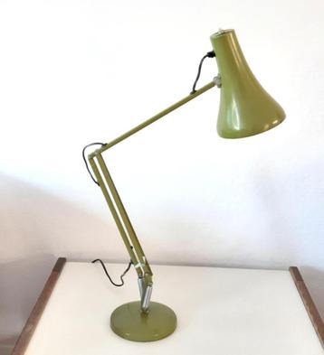 Vintage design Anglepoise tafellamp groen, Herbert Terry, VK beschikbaar voor biedingen