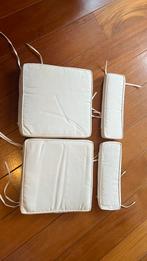 Kussens bistro-stoeltjes: nieuw!, Ophalen of Verzenden, Zo goed als nieuw, Wit, Vierkant