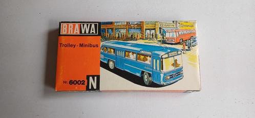 Brawa 6002 - Trolly Bus Complete Set., Hobby en Vrije tijd, Modeltreinen | N-Spoor, Zo goed als nieuw, Overige typen, Gelijkstroom