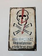 Stalag luft 3  WW2 Duits pow camp emaille waarschuwingsbord, Ophalen of Verzenden, Overige soorten, Overige gebieden