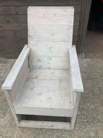 Steigerhouten Ligstoel / Zitstoel - Zelfgemaakt, Ophalen, Gebruikt, 75 tot 100 cm, Landelijk