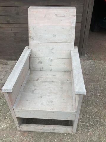 Steigerhouten Ligstoel / Zitstoel - Zelfgemaakt beschikbaar voor biedingen