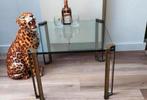 Peter Ghyczy side Table koffie tafel 70's, 50 tot 100 cm, Ophalen of Verzenden, Glas, Zo goed als nieuw